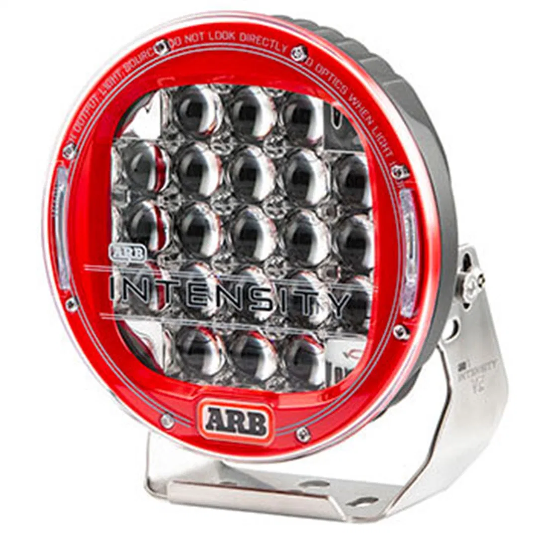 AR21FV2 – ARB USA Driving/ Fog Light, LED Bulb 21 LED Bulbs 7-1/4 Inch Round 105 Watt Flood Beam Clear Lens Black Hou...
